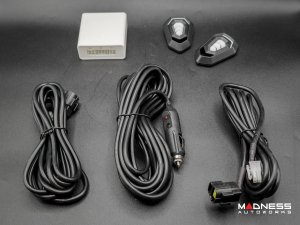 Jaguar F-TYPE Performance Exhaust System - MADNESS - 5.0L V8 - Dual Side Exit - Electronic Valve Design - Black Chrome Exhaust Tips